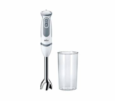 Braun Multiquick 5 Vario MQ 5200 WH Stavblender Turbofunktion Hvid/grå