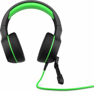 HP Pavilion 400 Kabling Headset Sort Grøn