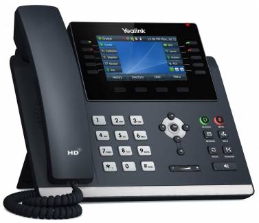 Yealink SIP-T46U VoIP-telefon Klassisk grå