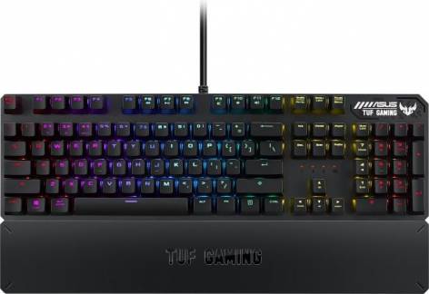 ASUS TUF Gaming K3 Tastatur Mekanisk RGB Kabling Tysk