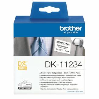 Brother DK 11234 Pressestempel skæreetikette 60 x 86 mm 260etikette(r)