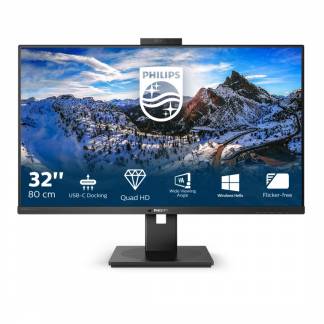 Philips P-line 326P1H 32 2560 x 1440 (2K) HDMI DisplayPort USB-C 75Hz  Dockingskærm