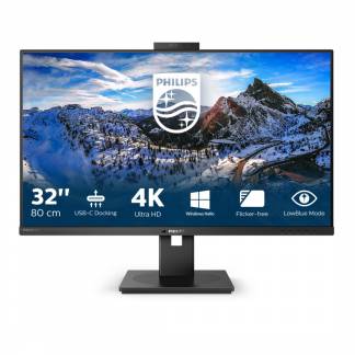 Philips P-line 329P1H 32 3840 x 2160 (4K) HDMI DisplayPort USB-C 60Hz  Dockingskærm