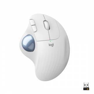 Logitech ERGO M575 Hvid Styrebold