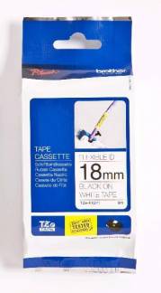 Brother TZe FX241 Fleksibelt ID-tape  (1,8 cm x 8 m) 1kassette(r)