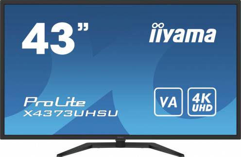 iiyama ProLite X4373UHSU-B1 43 3840 x 2160 (4K) HDMI DisplayPort Mini DisplayPort 60Hz