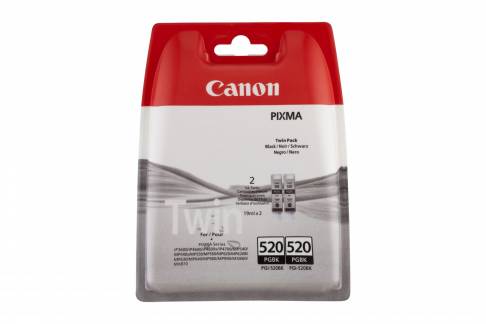 Canon PGI-520BK Twin Pack - 2 pakker -