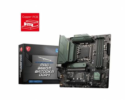 MSI MAG B660M BAZOOKA DDR4 - bundkort