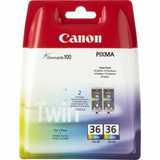 Canon CLI-36 Twin Pack - 2 pakker - fa