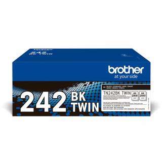 Brother TN 242 BKTWIN Sort 2500 sider Toner