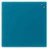 Glass board 45 x 45 cm. Aqua green