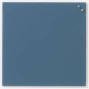 Glass board 45 x 45 cm. Jeans blue