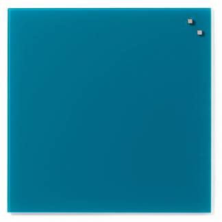 Glass board 45 x 45 cm. Aqua green