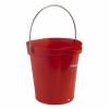 Spand 6l r&oslash;d Vikan L:260mm B:270mm H:258mm