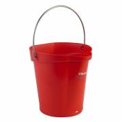 Spand 6l r&oslash;d Vikan L:260mm B:270mm H:258mm