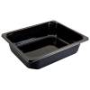 Bakke, C 2325-1C , 32,5x26,5x6cm, 3885 ml, sort, CPET, 1-rums, standard serie, 1/2 GN