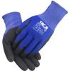 Fingerdyppet nitrilhandske, THOR Flex Thermo, 11, bl&aring;, vinterhandske