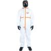 Beskyttelsesdragt, WeePro WeePro Max +, 2XL, hvid, elastik ved h&aelig;tte, ankler og talje, engangs *Denne vare tages ikke retur*