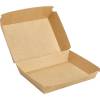 Takeaway boks, ABENA Gastro, 19,5x15x8cm, 2340 ml, brun, kraft/PE *Denne vare tages ikke retur*