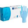 Undersøgelseshandske, ABENA Classic, L, blå, nitril, pudderfri