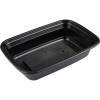 Flergangs take away bakke, ABENA Cater-Line, 19,9x13,5x4,5cm, 600 ml, 710 ml, sort, PP, 1-rums