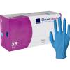 Unders&oslash;gelseshandske, ABENA Classic Sensitive, XS, bl&aring;, nitril, pudderfri