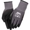 Nitrilhandske, fingerdyppet, THOR Flex, 11, sort, nitril/polyester, Spandex overh&aring;nd