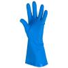 Husholdningshandske, DPL Interface soft, 7, bl&aring;, nitril, pudderfri, uden velour, anatomisk formet