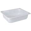 Bakke, hvid, PP, 1500 ml, 26,50 x 16,20 x 5 cm