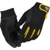 Arbejdshandske, THOR Energy, 11, sort, PU, burreb&aring;nd, touch screen
