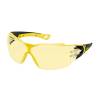Beskyttelsesbrille, Uvex Pheos cx2, One size, gul, PC, flergangs *Denne vare tages ikke retur*