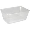 Plastbakke, 17,5x11,9x7,2cm, 950 ml, 950 ml, klar, PP, 1-rums