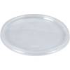 L&aring;g, &Oslash;11,5cm, klar, PP, snap-on, rund, til standard bakke
