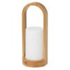 LED lampe, Duni Bamboo, hvid, bambus