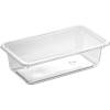 Plastbakke K2182-1F APET klar 180x100x51mm 640ml  608stk/kar