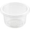 Plastbakke Fixpack rund klar APET Ø80x46mm 110ml 1000stk/kar