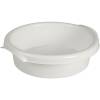 Vaskefad/balje, 7,5cm, &Oslash;27cm, 2,5 l, hvid, plast