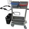 Reng&oslash;ringsvogn, Tina Trolleys, Exclusive, aluminium/st&aring;l, mellem, standard