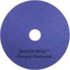 Gulvrondel, 3M Scotch-Brite, 17", &Oslash;432mm, lilla, diamant