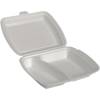 Termoboks, Abena Gastro, 24x20x7cm, hvid, EPS, 2-rums, med h&aelig;ngslet l&aring;g