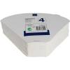 Kaffefilter, ABENA, bleget, filterpapir, 1X4