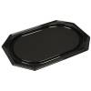 Cateringfad A-PET sort mellem 450×300×25mm oval 10x10stk/kar