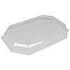 Låg/t Cateringfad mellem oval 465x315x63mm klar 50stk/kar