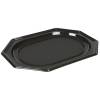 Cateringfad A-PET sort lille 350×250×20mm oval 10x10stk/kar