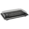 Sushibakke og l&aring;g, ABENA Cater-Line, 7, 22x13,5x4,8cm, sort, RPET
