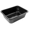 Plastbakke C2227-1O t/ovn HICPET sort 227x178x70mm 1965ml 216stk/kar