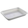 Bakke, hvid, C-PET, Standard serie, 1-rums, hovedret, 900 ml, 22,70 x 17,80 x 3 cm