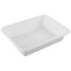 Bakke, hvid, C-PET, Standard serie, 1-rums, hovedret, 1410 ml, 22,70 x 17,80 x 5 cm