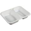 Bakke, hvid, C-PET, Standard serie, 2-rums, hovedret, 450/615 ml, 22,70 x 17,80 x 4,30 cm
