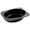 Bakke, sort, C-PET, 1 rums, biret, 395 ml, 16 x 12,20 x 3,90 cm